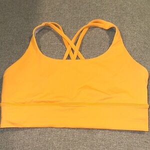 Lululemon Athletica Sunburst Yellow Sports Bra
